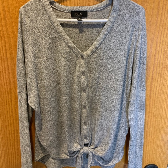 Button-Up Grey Sweater! - Picture 3 of 3